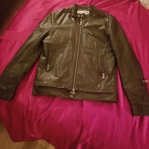 Leather jacket
